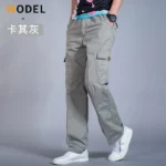 Men's Cargo Pants Summer Spring Cotton Work Wear New In Large Size 6XL Casual Climbing Joggers Sweatpants Hombre Autumn Trousers - Image 8