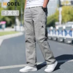 Men's Cargo Pants Summer Spring Cotton Work Wear New In Large Size 6XL Casual Climbing Joggers Sweatpants Hombre Autumn Trousers - Image 7