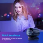 Webcam 4K Streaming Web Camera 1080P 60FPS USB Camera EMEET S600 Autofocus Living Stream Camera With Mics for Tiktok/YouTube - Image 5