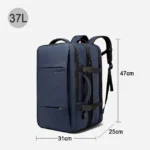 BANGE Travel Backpack Men Business Backpack School Expandable USB Bag Large Capacity 17.3 Laptop Waterproof Fashion Backpack - Image 8