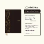 Kinbor Notebook 2026 Planner A5 A6 Full Year Agenda Schedule Daily Timeline Weekly Plan Efficiency Notebooks for School Office - Image 8