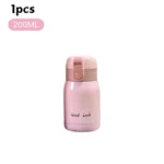 200/350ml Cute Mini Thermos Cup Stainless Steel Thermal Coffee Mug Portable Vacuum Flask Insulated Water Bottle with Button Lid - Image 18
