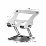 Phone Tablet Stand Adjustable Aluminum Alloy laptop Tablet up to 17 "Laptop Portable Folding stand Cooling stand support - Image 8