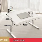 Adjustable Laptop Bed Tray Table Portable Standing Desk with Storage Drawer Foldable Lap Tablet for Sofa Comfortable Viewing - Image 10