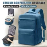 Ryanair 40x30x20 Travel Backpack Vacuum Compression Backpack with Pump,  Wizzair Cabin Bag 15.6" Laptop Travel Bag，Storage Bag - Image 10