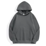16.9oz 480gsm Heavy Weight Cotton Plus Velvet Hooded Sweater Men Thickened Tight Polar Fleece Pullover Hoodie Women Sweatshirt - Image 10
