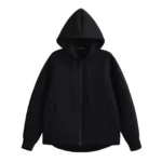HH 2026 Casual Women's Soild Zipper Hoodie Long Sleeve Big Pocket Zipper Jacket With Hood Female Loose Outerwear Coat Tops - Image 8