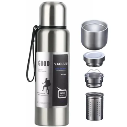 2000ml/67oz Large Capacity Thermos Flask Stainless Steel Hot and Cold Insulated Kettle Tea and Coffee Insulated Travel Mug