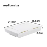 Adhesive Under Desk Drawer Organizer Hidden Table Storage Box Slide Out Tray Simple Sundries Cosmetics Stationery Organizer - Image 9