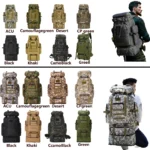 80L/100L  Mountaineering Bag Climb Bag Tactical Backpacks Large Backpack Outdoors Hiking Camping Travel Bags - Image 3