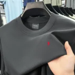 High end silky cotton breathable short sleeve T-shirt men summer designer Paul brand embroidered fashion casual round neck top - Image 4
