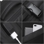 BANGE Expandable Men's Backpack Waterproof 17.3 in Laptop Backpack Man Large Capacity Hiking Travel Bag Male Backpacks for Men - Image 4