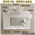 Adjustable Laptop Bed Tray Table Portable Standing Desk with Storage Drawer Foldable Lap Tablet for Sofa Comfortable Viewing - Image 5